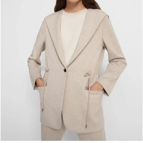 Theory Hooded Blazer Jacket - Picture 1 of 5